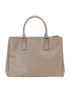 Galleria Double Zip, &pound;750, Handbags, Taupe, Leather, Back view